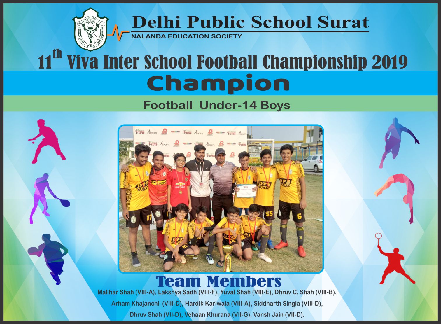 11th Viva Inter School Football Championship 2019